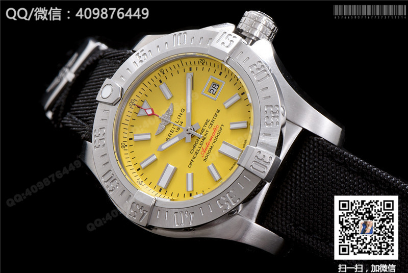 百年靈BREITLING AVENGER復仇者系列機械腕表A077I19PRS 條訂刻度